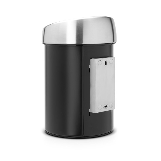 Бак для сміття Brabantia Touch Bin, об'єм 3 л, чорний (364440)