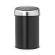 Бак для сміття Brabantia Touch Bin, об'єм 3 л, чорний (364440)