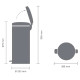 Бак для сміття Brabantia Pedal Bin 30 л молочний (149962)