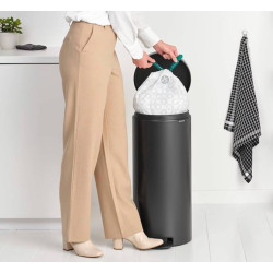 Бак для сміття Brabantia NewIcon Pedal Bin 30 л, графітовий (233524)