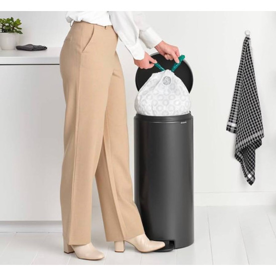 Бак для сміття Brabantia NewIcon Pedal Bin 30 л, графітовий (233524)