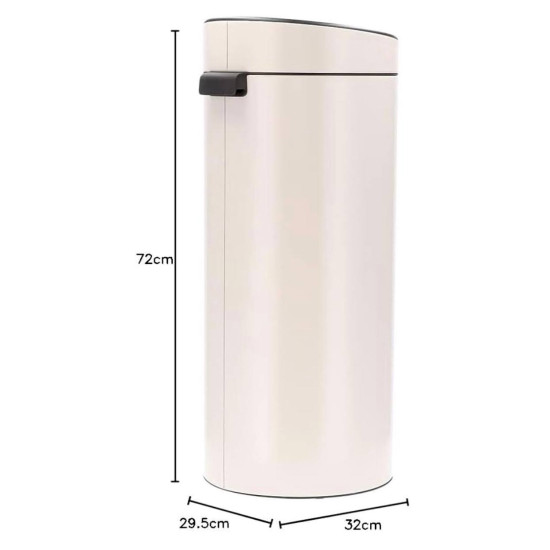 Бак для сміття Brabantia TOUCH BIN NEW, об'єм 30 л, світло-бежевий (149986)