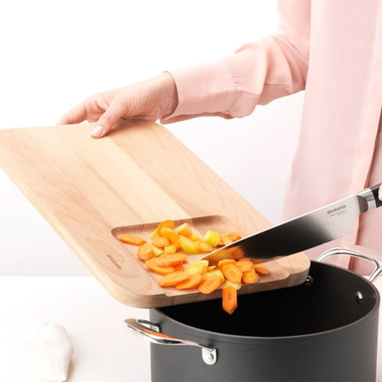 Дошка обробна дерев'яна для овочів Brabantia 40*25*2 см (260742)
