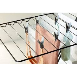 Набір прищіпок для білизни Brabantia Drying accessories 8 пр. чорний