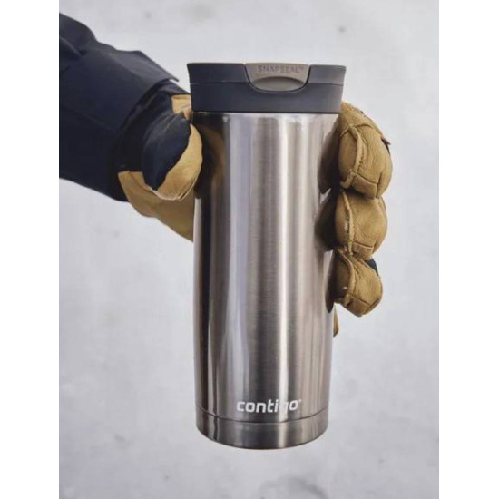 Термокухоль Contigo Snapseal Huron 470 мл Gun Metal (2095637)