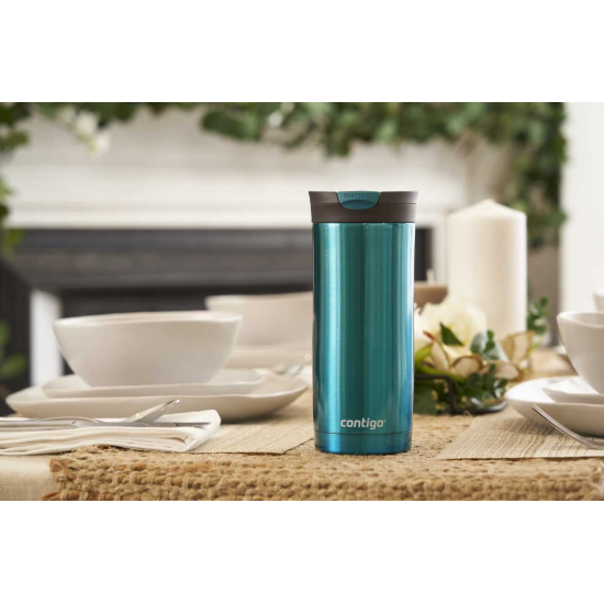 Термокухоль Contigo HURON SNAPSEAL, об'єм 0,47 л, бірюзовий (2095636)