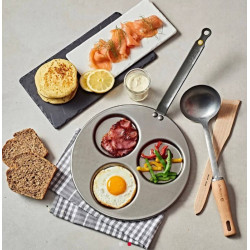 Набір посуду De Buyer Brunch time 3 предмети: сковорода, черпак, лопатка (10-561201)
