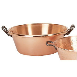 Мідний таз для варення de Buyer COPPER, діаметр 38 см 9 л (10-620038)