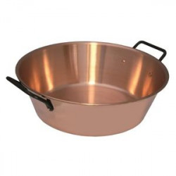 Мідний таз для варення de Buyer COPPER, діаметр 38 см 9 л (10-620038)