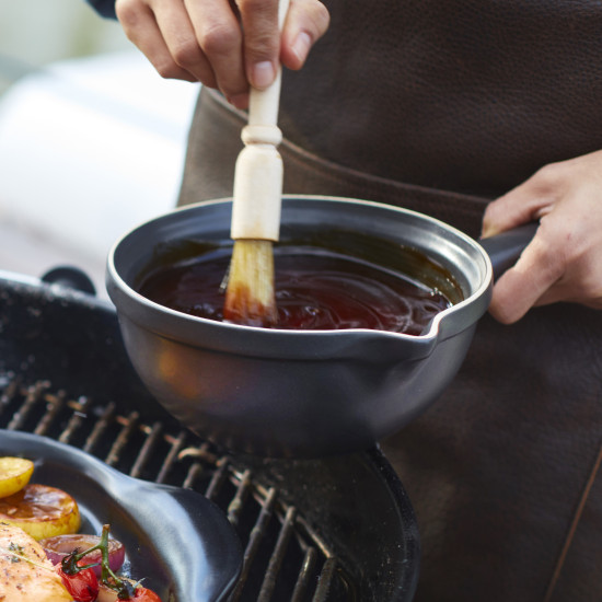 Ківш керамічний Emile Henry BBQ 1.1 л 28х19,5х8 см чорний (712902)