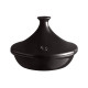 Таджин Cookware Fusain Emile Henry, 27 см, 2 л, чорний, тажин (795626)