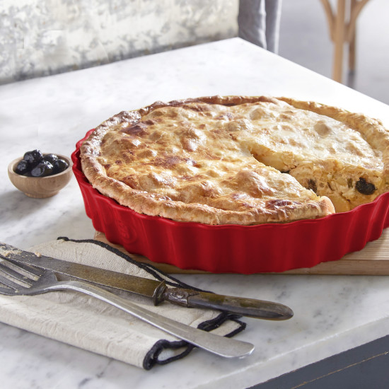Форма для випічки Emile Henry глибока, 28 см кругла червона (346028)