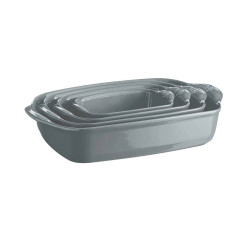 Форма для запікання Emile Henry Ovenware 36х23,5х8 см сіра (809652)