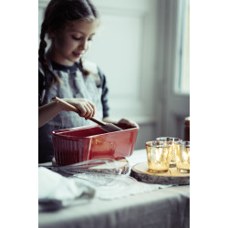 Форма для запікання прямокутна Emile Henry Bakeware 31x13 см, червона кекс (346180)