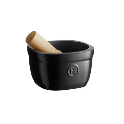 Ступка Emile Henry Kitchen Tools 0.9 л, 15x15.8x9.6 см, графіт (710257)