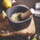 Ступка Emile Henry Kitchen Tools 0.9 л, 15x15.8x9.6 см, графіт (710257)