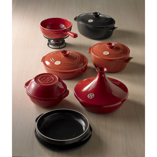 Тажин Cookware Emile Henry, 32 см, 3 л,чорний тажин (795632)