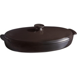 Форма для запікання Emile Henry Ovenware 30.5x17.5x9 см 0.9 л чорний папільот (798441)