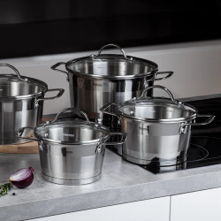 Каструля з кришкою Fissman Tierno 20х11,5 см, 3,1 л (5495)