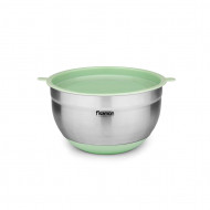 Миска Fissman 16x10 см 1.5 л із пластиковою кришкою (нерж. cталь) 5114