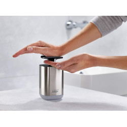 Диспенсер для рідкого мила Joseph Joseph Presto Steel, сірий