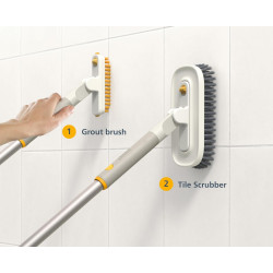 Щітка Joseph Joseph CleanTech для миття плитки 2в1 (6500022)
