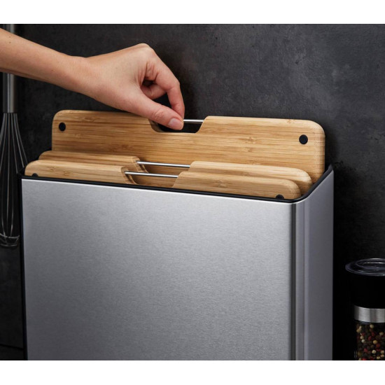Набір обробних дощок Folio Steel Bamboo з 3 шт Joseph Joseph (60229)