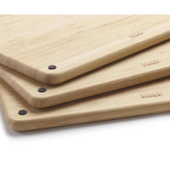 Набір обробних дощок Folio Steel Bamboo з 3 шт Joseph Joseph (60229)