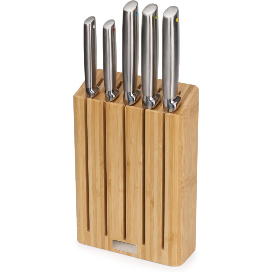 Набір ножів з бамбуковою підставкою Joseph Joseph Elevate Steel Knives Bamboo, 5 шт