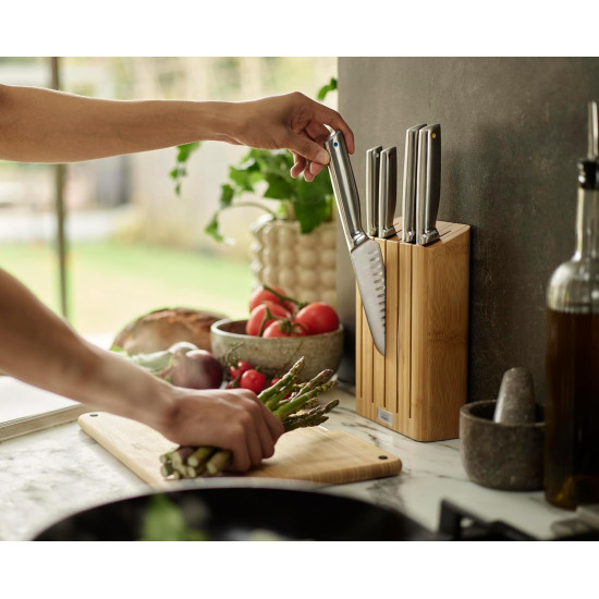 Набір ножів з бамбуковою підставкою Joseph Joseph Elevate Steel Knives Bamboo, 5 шт