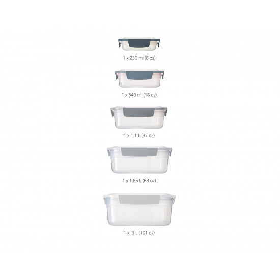 Набір контейнерів Joseph Joseph Nest Storage Sky, 5 шт (81105)