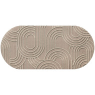 Килим 70x150 см Wash+Dry Sand Twist, доріжка, овал (065459)