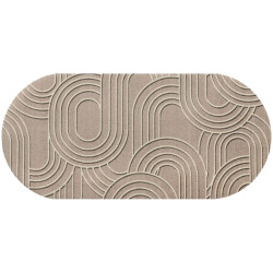 Килим 70x150 см Wash+Dry Sand Twist, доріжка, овал (065459)