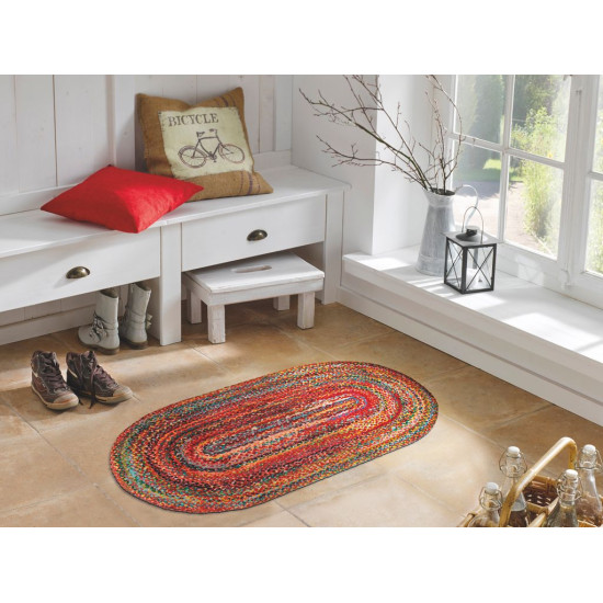 Килим 50x90 см Wash+Dry Wovells Wovells, доріжка, овал (057478)