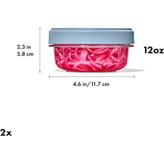 Набір контейнерів для зберігання Oxo Good Grips 0.355 л х 2 шт (11401500)