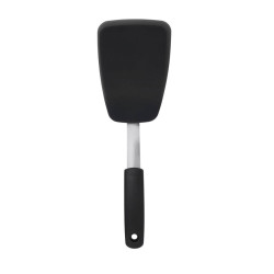 Лопатка кухонна OXO GOOD GRIPS, довжина 32 см, срібляста з чорним (1071534)