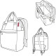 Сумка-рюкзак Reisenthel 31х39х17 см 12 л (JR1035)