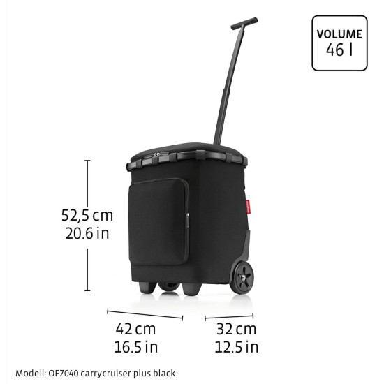 Сумка на колесах Reisenthel Carrycruizer Plus 45 L із термо відділом (OF7009)