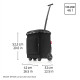 Сумка на колесах Reisenthel Carrycruizer Plus 45 L із термо відділом (OF7009)