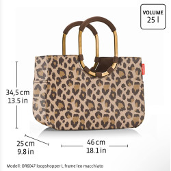 Сумка Reisenthel loopshopper 46*34,5*25 см чорна (OR4111)
