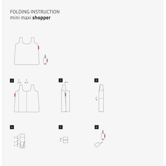 Сумка для шопингу Reisenthel mini maxi 45х53,5х7 см 15 л (AO7003)