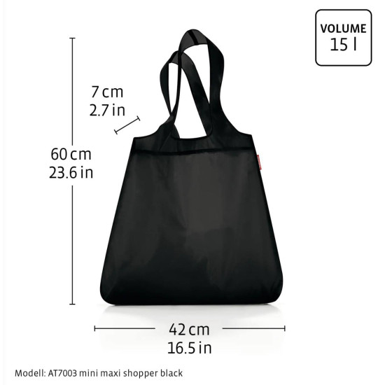 Сумка для шопингу Reisenthel mini maxi 43,5х63х6 см 15 л (AT7009)
