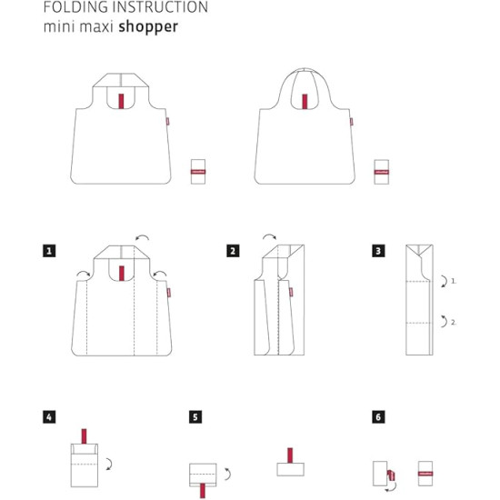 Сумка для шопингу Reisenthel mini maxi 43,5х63х6 см 15 л (AT6048)
