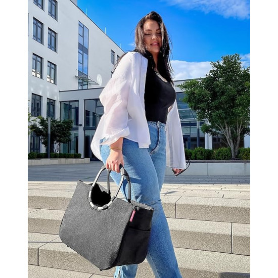 Сумка Reisenthel  loopshopper 46*34,5*25 см чорна (OR7040)