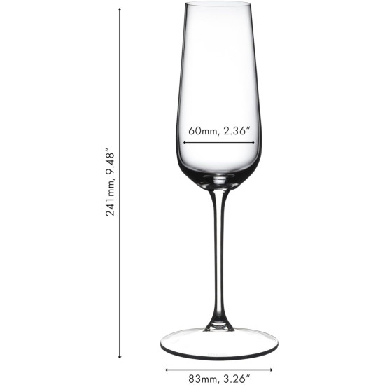 Набір келихів для шампанського Riedel Grape 250 мл х 2 шт (6424/08)