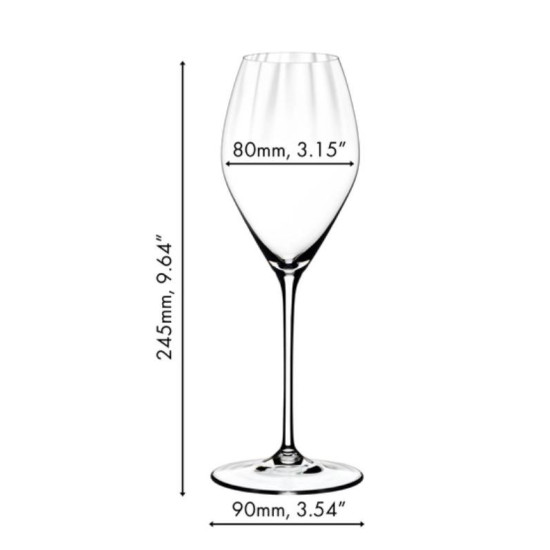 Набір келихів для шампанського 6 шт Riedel Performance Champagne 375мл (0884/28)