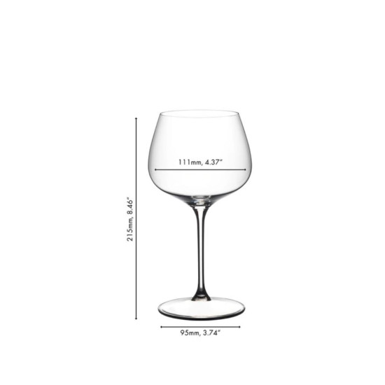 Набір келихів для білого вина 2 шт Riedel Chardonnay/Gin Tonic 620 мл (6424/97)