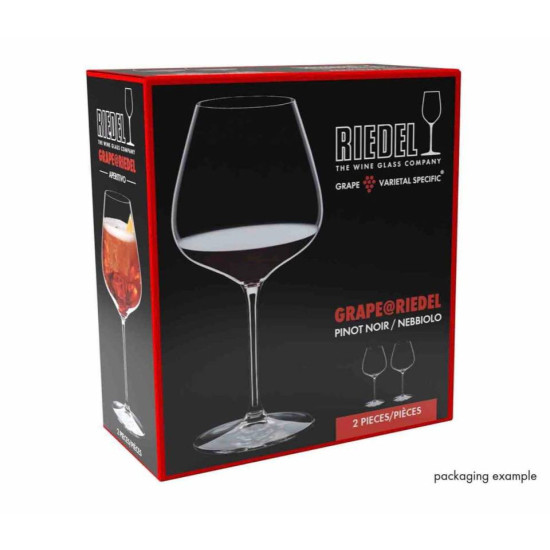 Набір келихів для червоного вина Pinot Noir/Nebbiolo/Aperitivo Riedel Grape, об'єм 0,75 л, 2 шт (6424/07)