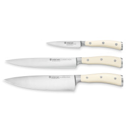 Набір ножів Wusthof CLASSIC IKON CREME, 3 шт (1120460301)